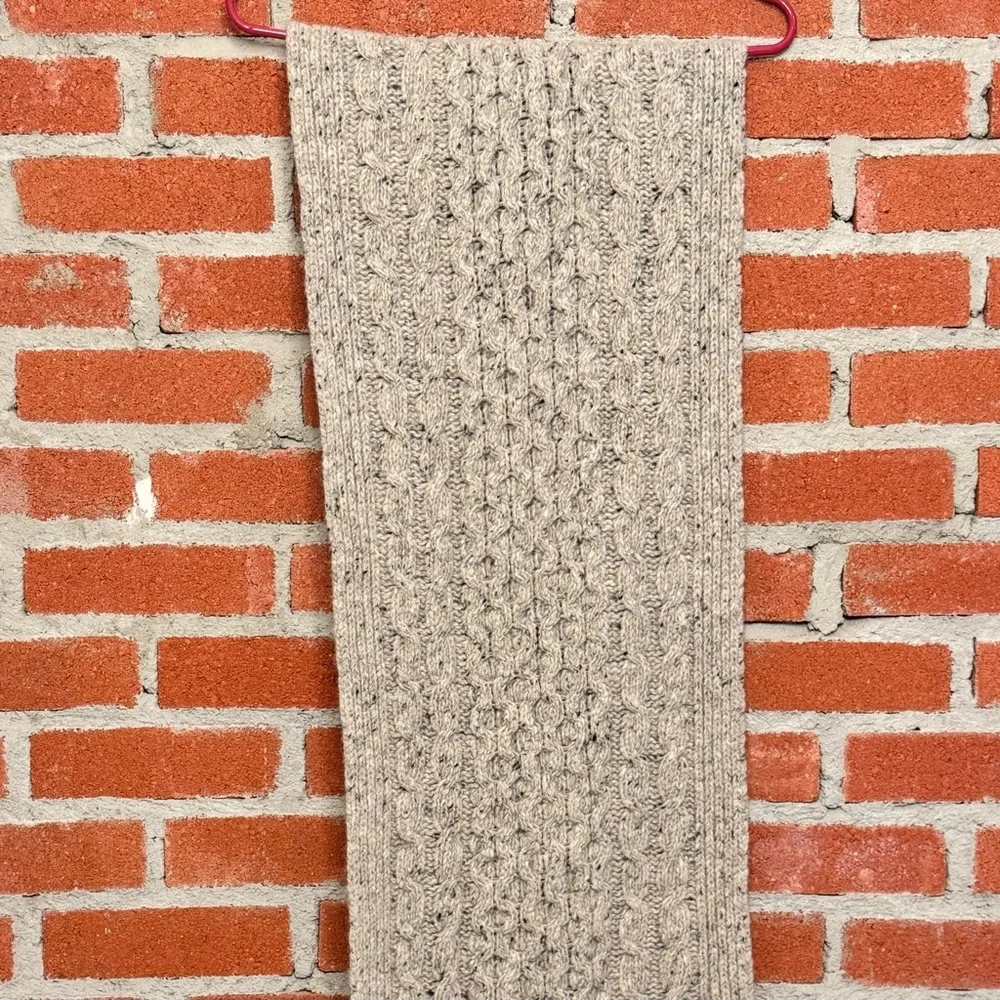 &Daughter Cozy Gray Knit Scarf - Picture 1 of 6